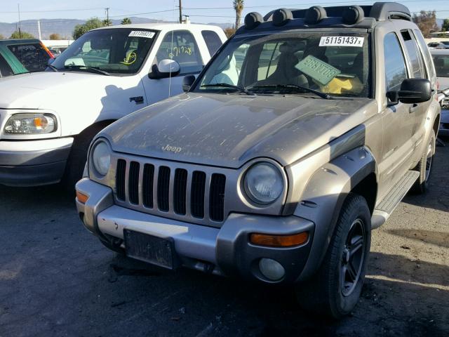 1J4GL38K73W613760 - 2003 JEEP LIBERTY RE BROWN photo 2