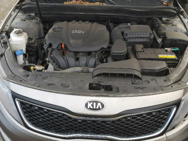 5XXGN4A79FG489671 - 2015 KIA OPTIMA EX GRAY photo 7