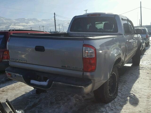 5TBDT44156S530613 - 2006 TOYOTA TUNDRA DOU SILVER photo 4