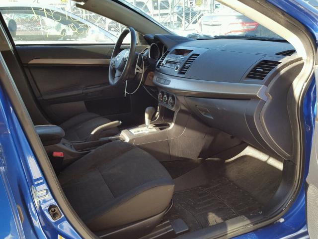 JA32V2FW6CU005619 - 2012 MITSUBISHI LANCER SE BLUE photo 5