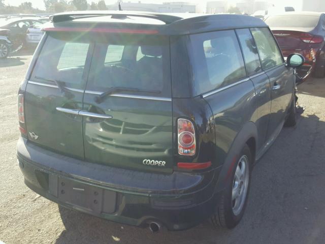 WMWZF3C55BTY00595 - 2011 MINI COOPER CLU GREEN photo 4