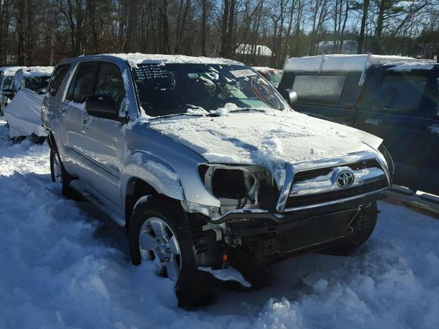 JTEBU14R760086777 - 2006 TOYOTA 4RUNNER SR SILVER photo 1