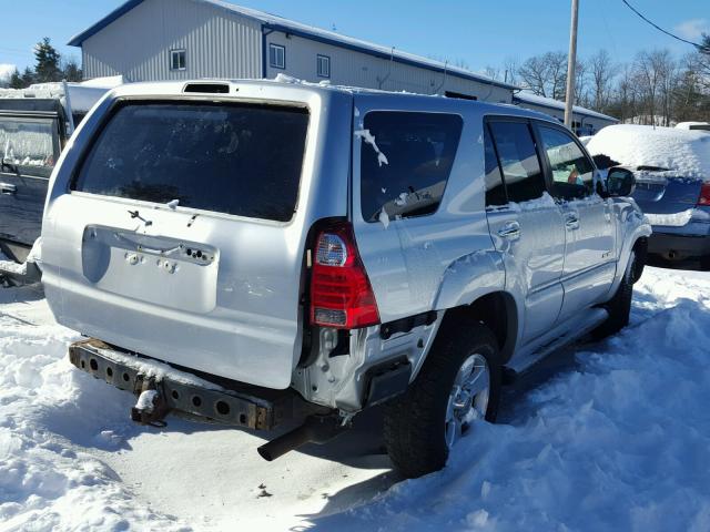 JTEBU14R760086777 - 2006 TOYOTA 4RUNNER SR SILVER photo 4