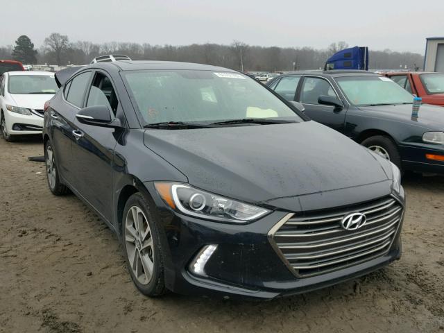 5NPD84LF2HH079932 - 2017 HYUNDAI ELANTRA SE BLACK photo 1