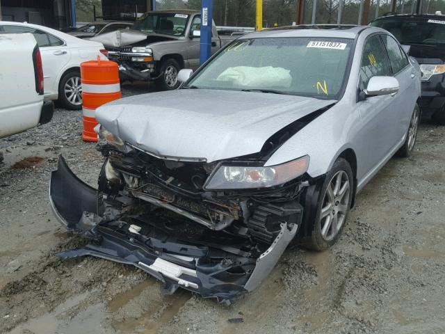 JH4CL96845C029222 - 2005 ACURA TSX SILVER photo 2
