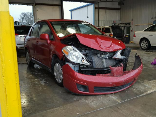 3N1BC1AP0AL450501 - 2010 NISSAN VERSA S RED photo 1