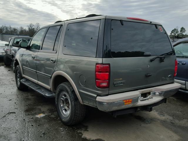 1FMPU18L9XLB58784 - 1999 FORD EXPEDITION GREEN photo 3