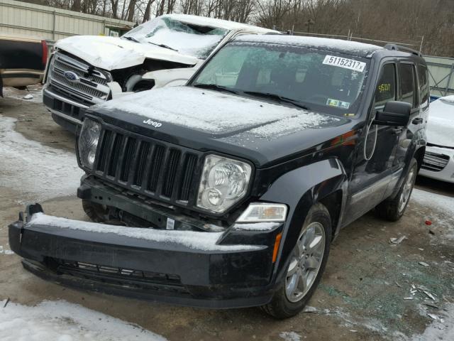 1C4PJMAK3CW162760 - 2012 JEEP LIBERTY SP BLACK photo 2