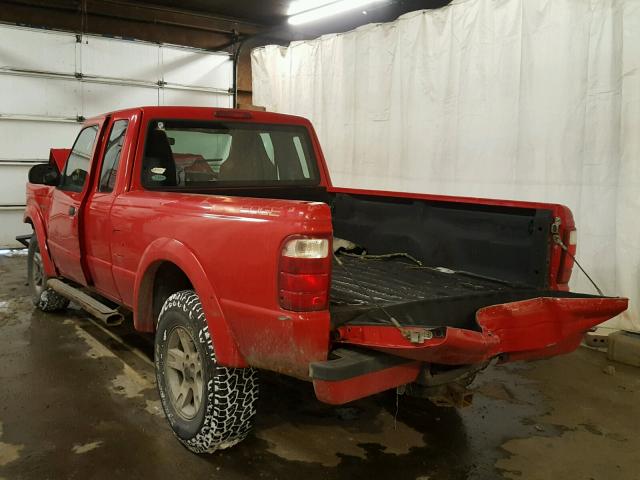 1FTZR45E05PA01494 - 2005 FORD RANGER SUP RED photo 3