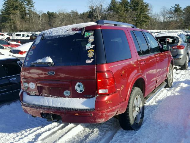 1FMDU75W75UA26540 - 2005 FORD EXPLORER L RED photo 4