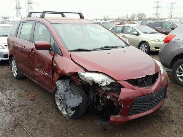 JM1CR29L090352231 - 2009 MAZDA 5 RED photo 1