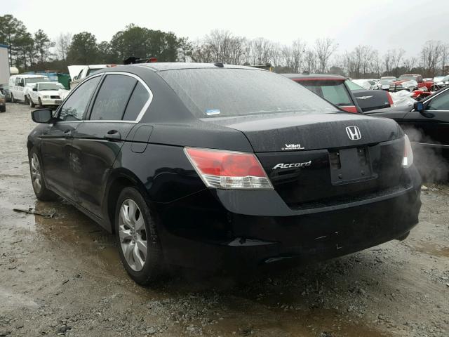 1HGCP26858A111135 - 2008 HONDA ACCORD EXL BLACK photo 3