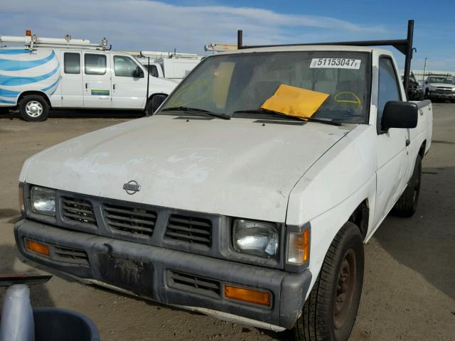 1N6SD11S9SC361048 - 1995 NISSAN TRUCK E/XE WHITE photo 2