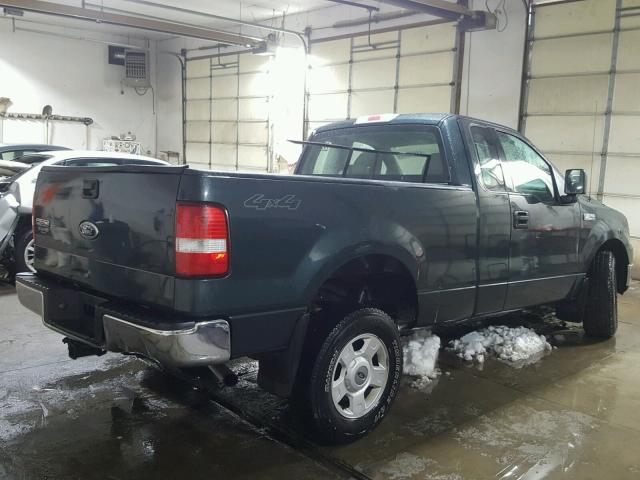 1FTRF14W14NB85131 - 2004 FORD F150 GREEN photo 4