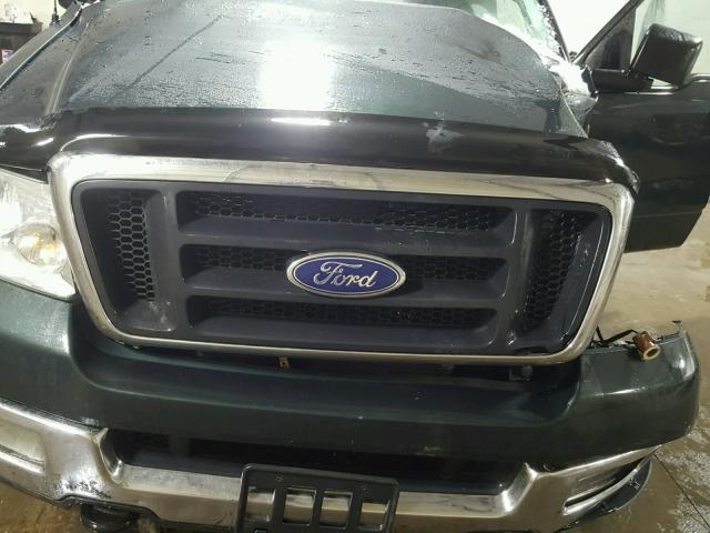 1FTRF14W14NB85131 - 2004 FORD F150 GREEN photo 7