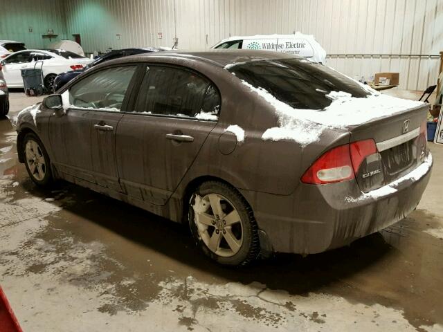 2HGFA1F69BH001771 - 2011 HONDA CIVIC LX-S BROWN photo 3