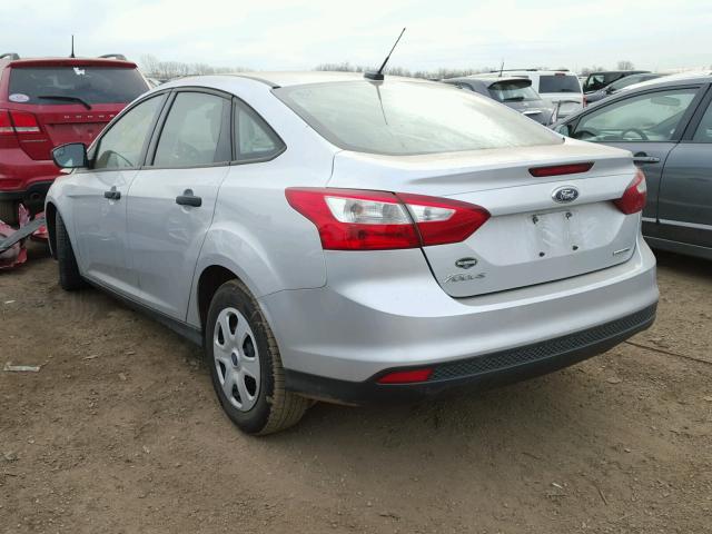 1FADP3E22DL168466 - 2013 FORD FOCUS S SILVER photo 3