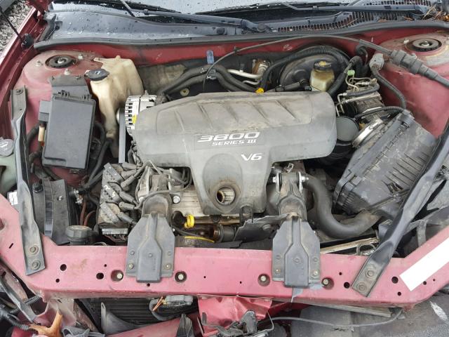2G2WP522841189741 - 2004 PONTIAC GRAND PRIX Բորդո լուսանկար 7