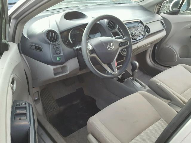 JHMZE2H54AS008157 - 2010 HONDA INSIGHT LX SILVER photo 9