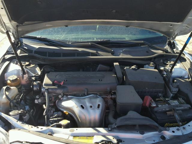 4T1BE46K69U334092 - 2009 TOYOTA CAMRY BASE SILVER photo 7