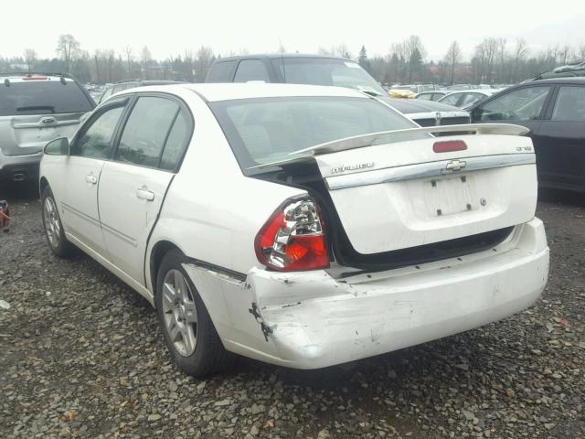 1G1ZT53856F170771 - 2006 CHEVROLET MALIBU LT WHITE photo 3