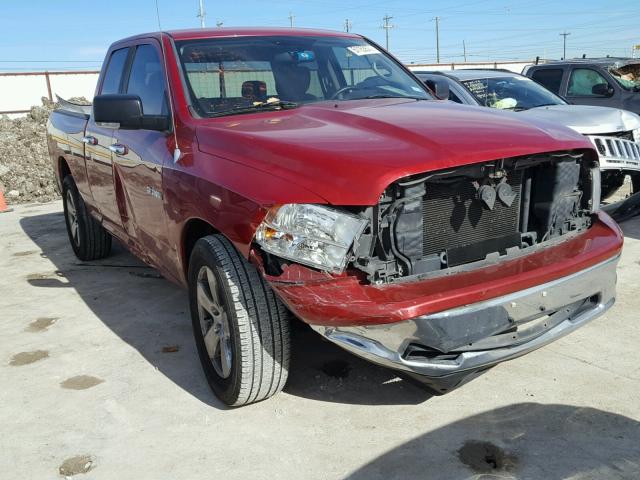 1D7RB1GP7AS115457 - 2010 DODGE RAM 1500 RED photo 1