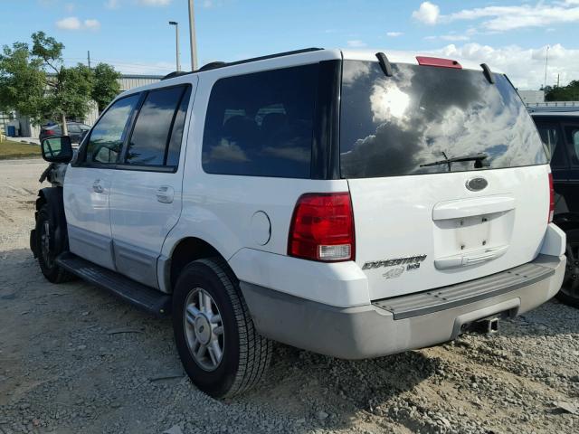 1FMRU15W63LC38660 - 2003 FORD EXPEDITION WHITE photo 3