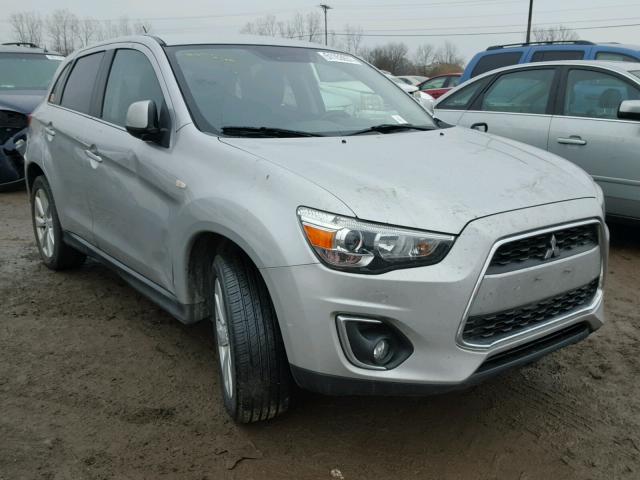 4A4AR4AU2DE018889 - 2013 MITSUBISHI OUTLANDER SILVER photo 1