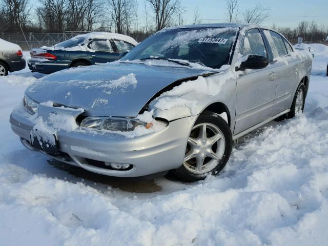 1G3NL52E33C285718 - 2003 OLDSMOBILE ALERO GL SILVER photo 2