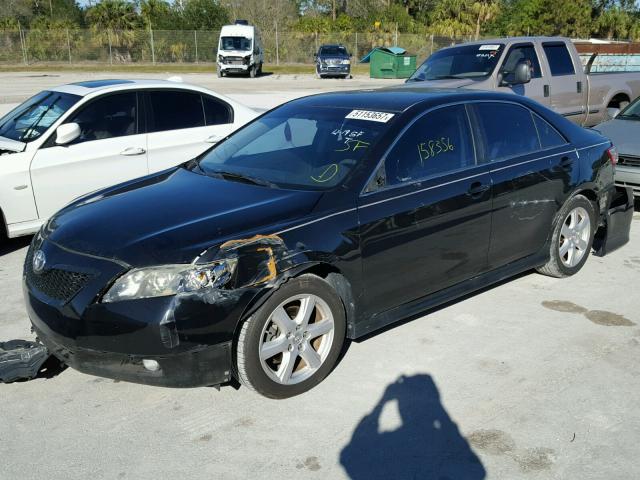 4T1BK46K87U521159 - 2007 TOYOTA CAMRY NEW BLACK photo 2