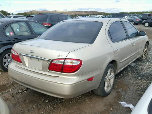 JNKCA31A81T020689 - 2001 INFINITI I30 BEIGE photo 4