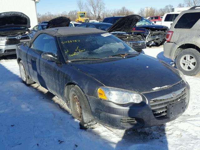 1C3EL45X45N625574 - 2005 CHRYSLER SEBRING SILVER photo 1