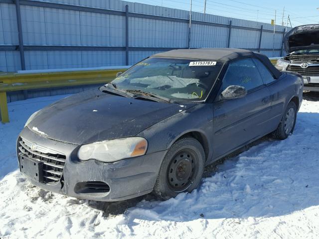 1C3EL45X45N625574 - 2005 CHRYSLER SEBRING SILVER photo 2