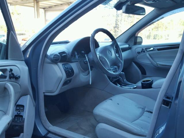 WDBRF54H07F854575 - 2007 MERCEDES-BENZ C 280 GRAY photo 9