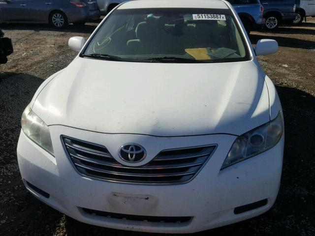 4T1BB46K79U104182 - 2009 TOYOTA CAMRY HYBR WHITE photo 9