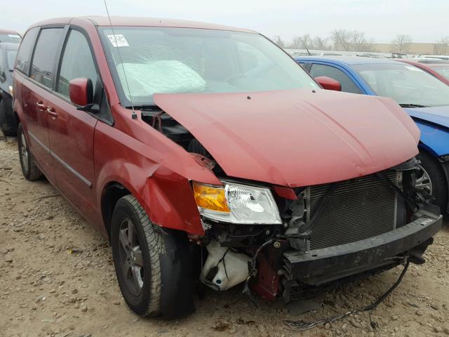 1D8HN54P38B158150 - 2008 DODGE GRAND CARA RED photo 1