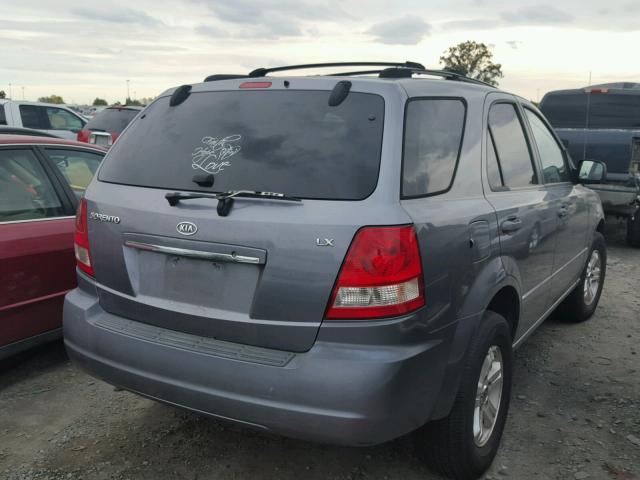 KNDJD733155499747 - 2005 KIA SORENTO EX GRAY photo 4