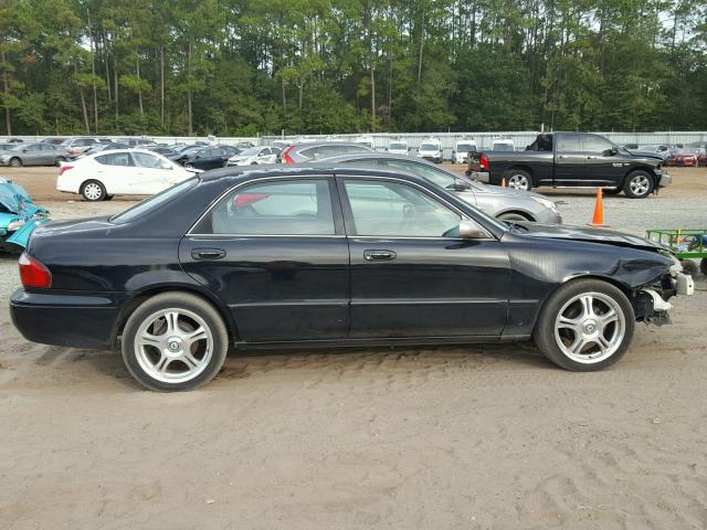 1YVGF22C125265395 - 2002 MAZDA 626 LX BLACK photo 9