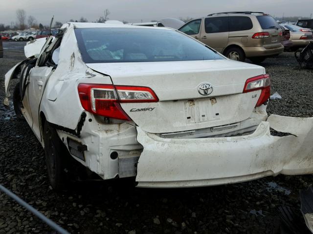 4T4BF1FK8ER411007 - 2014 TOYOTA CAMRY L WHITE photo 3