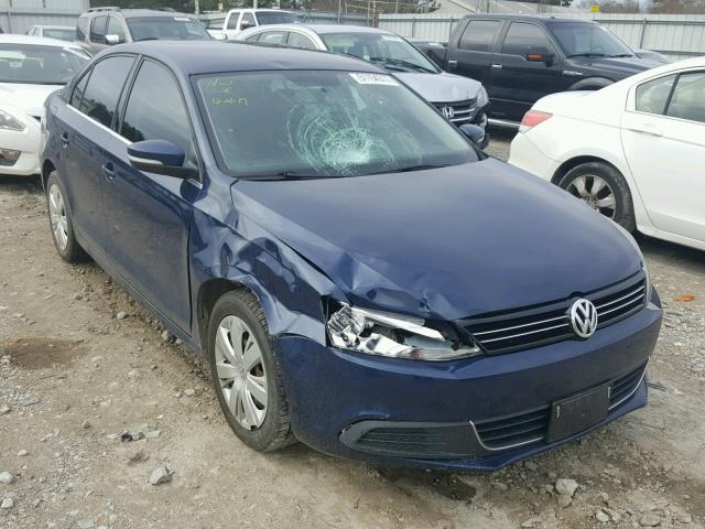 3VWDP7AJ5DM408720 - 2013 VOLKSWAGEN JETTA SE BLUE photo 1