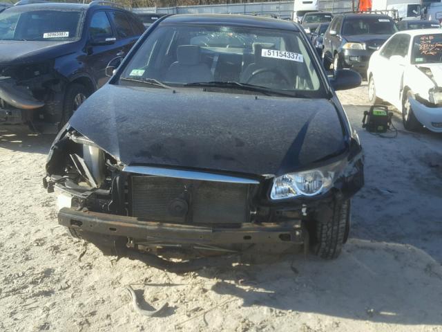 KMHDU46D08U503468 - 2008 HYUNDAI ELANTRA GL BLACK photo 9