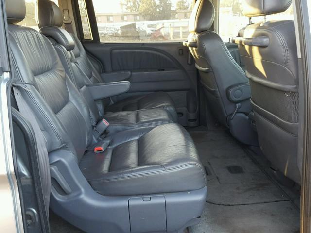 5FNRL38785B073904 - 2005 HONDA ODYSSEY EX GRAY photo 6