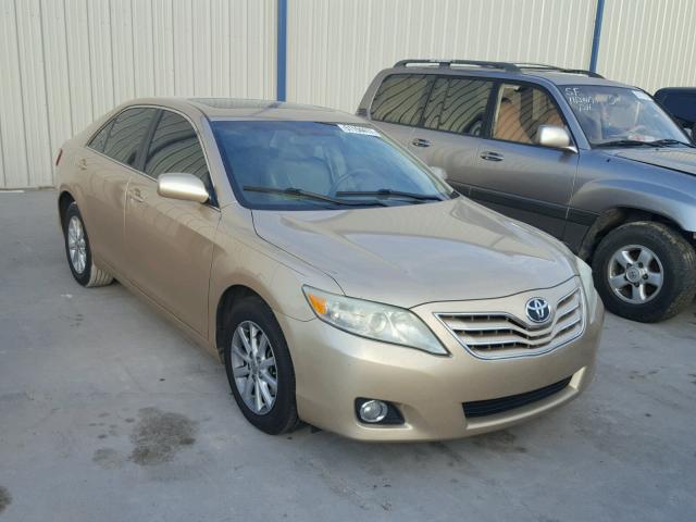 4T1BF3EKXAU561461 - 2010 TOYOTA CAMRY BASE GOLD photo 1