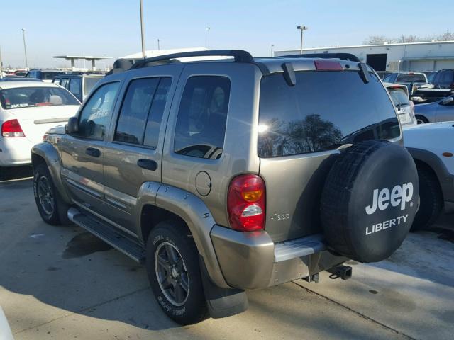 1J4GL38K32W367109 - 2002 JEEP LIBERTY RE GOLD photo 3