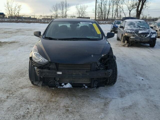 5NPDH4AE1DH303745 - 2013 HYUNDAI ELANTRA GL BLACK photo 9