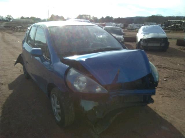 JHMGD38437S053574 - 2007 HONDA FIT BLUE photo 1