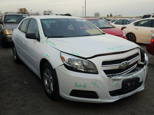 1G11B5SA7DF221169 - 2013 CHEVROLET MALIBU LS WHITE photo 1