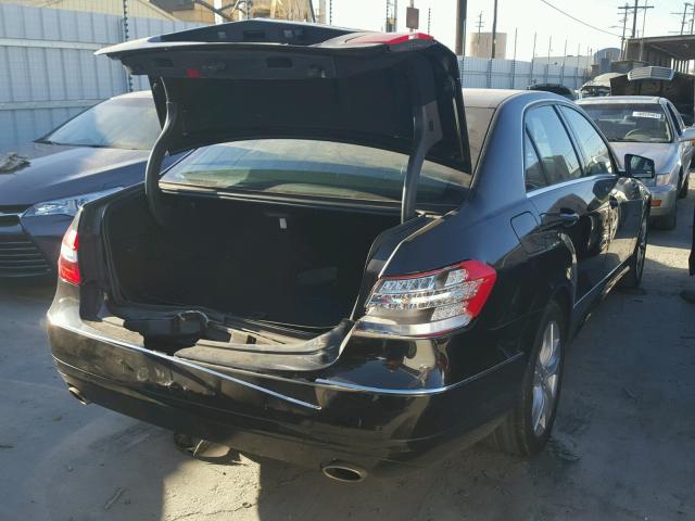 WDDHF5GB7BA502951 - 2011 MERCEDES-BENZ E 350 BLACK photo 4