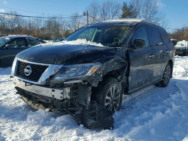 5N1AR2MM6FC692044 - 2015 NISSAN PATHFINDER BLACK photo 2