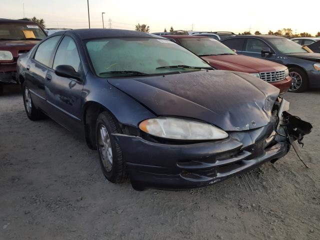 2B3HD46R32H206286 - 2002 DODGE INTREPID S BLUE photo 1